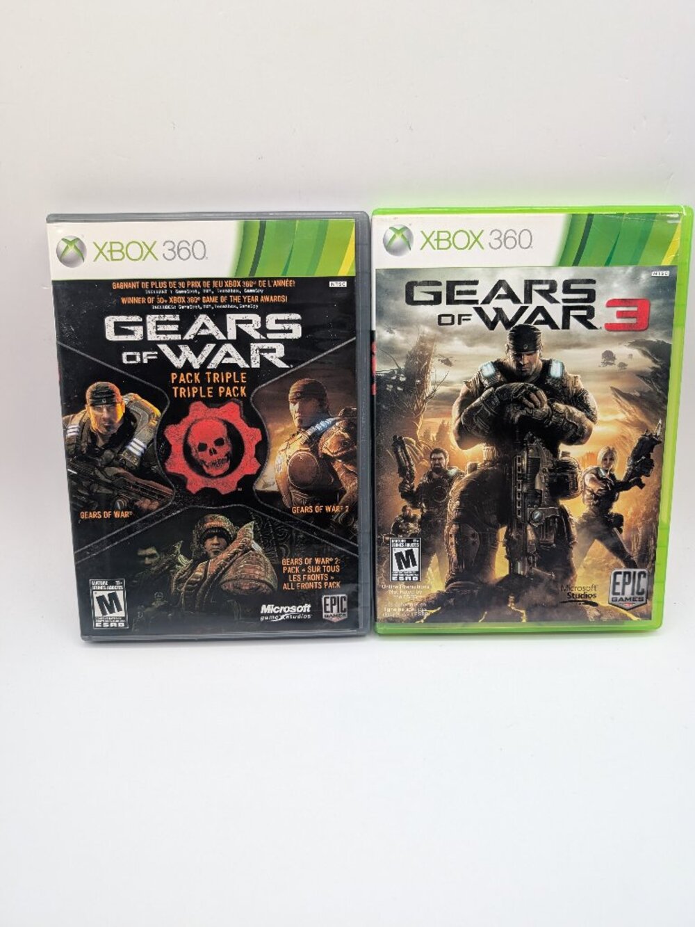 Gears of War 1-2-3 Xbox 360 - CIB